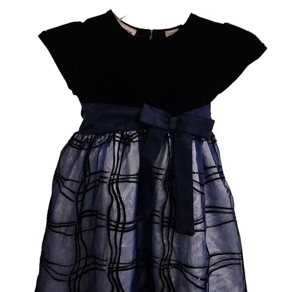 Blueberi Boulevard Dark Blue Sparkly Dress - Picture 2 of 8